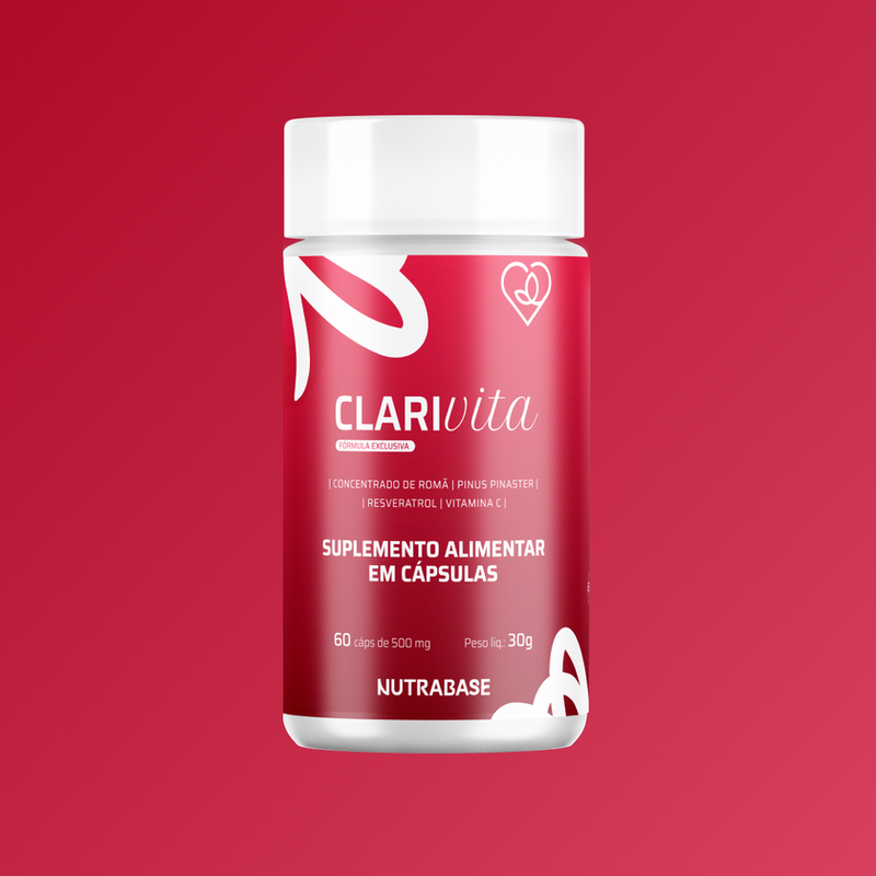 CLARIVITA 60 CAPS 500MG - VISÃO MAIS NÍTIDA E PROTEGIDA - KITS DE 2 POTES  - PROMOÇÃO OFICIAL + FRETE GRÁTIS