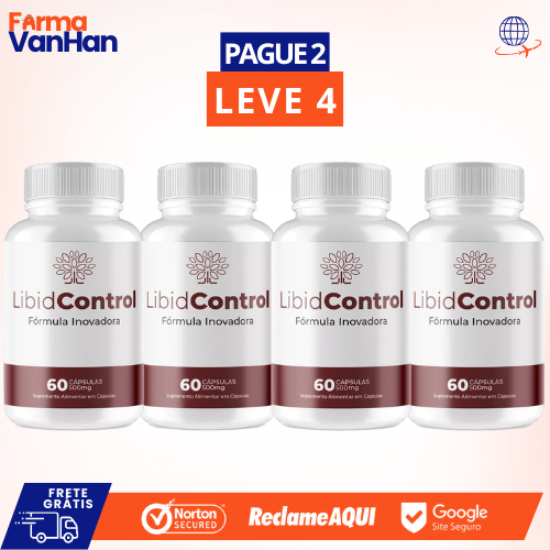 LIBID CONTROL 60 CAPSULAS 500MG - AUMENTO DA LIBIDO - PROMOÇÃO OFICIAL (KIT DE 2 UNIDADES) FRETE GRÁTIS