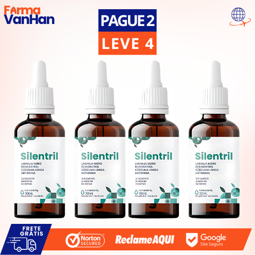 SILENTRIL 30ML ALÍVIO DO ZUMBIDO - PROMOÇÃO OFICIAL + FRETE GRÁTIS! PAGUE 1 E LEVE 2.