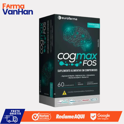 COGMAX FOS EM COMPRIMIDOS - SUPORTE COGNITIVO - PROMOÇÃO OFICIAL + FRETE GRÁTIS