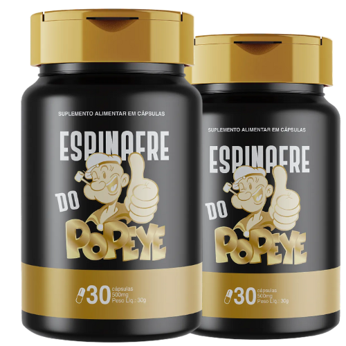 ESPINAFRE DO POPEYE - AUMENTA O TAMANHO E A GROSSURA - PROMOÇÃO OFICIAL 50% OFF + FRETE GRÁTIS
