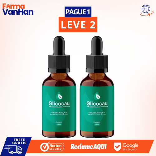 GLICOCAU EM GOTAS 30ML - FÓRMULA DE RÁPIDA ABSORÇÃO - PROMOÇÃO OFICIAL + FRETE GRÁTIS