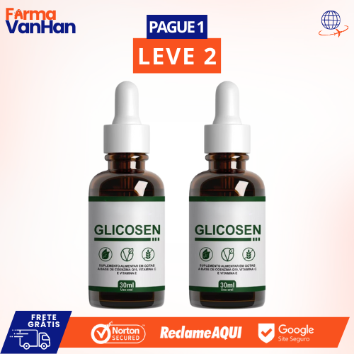 GLICOSEN - EXTRATO NATURAL COLESTEROL E DIABETES - PROMOÇÃO OFICIAL + FRETE GRÁTIS