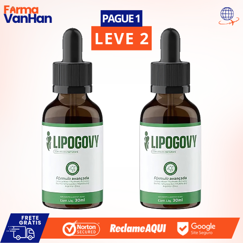 LIPOGOVY EM GOTAS - ACELERE SEU METABOLISMO DE FORMA NATURAL - PROMOÇÃO OFICIAL + FRETE GRÁTIS